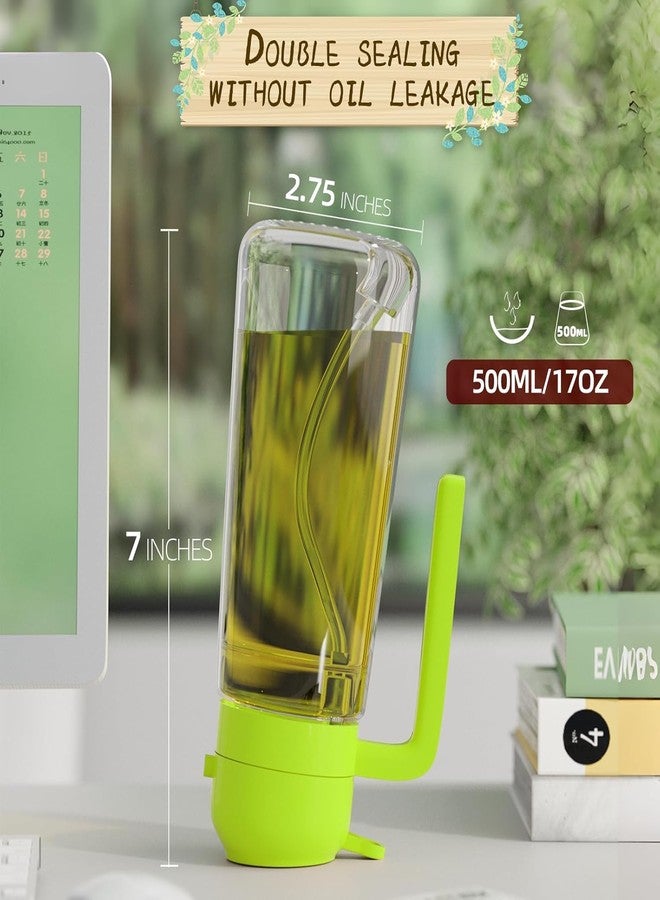 MACLOOM 2-in-1 Olive Oil Dispenser and Sprayer Bottle - 500ml Oil Bottle for Cooking, Salad, BBQ,Best Oil Dispenser for Kitchen,Refillable oil sprayer,Non-drip oil dispenser,Cooking oil sprayer, - Image 5